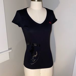 NWT Puma x Ferrari V-Neck T-Shirt
